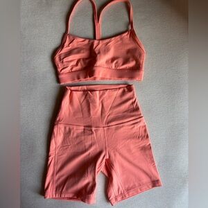 Lululemon Orange workout set